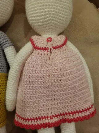 Muñecos de crochet hecho a mano