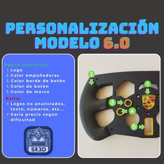 Mod f1 Logitech g29 g920 g923 6.0 Porsche