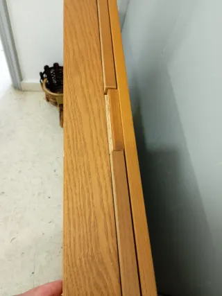 Mesa extensible de madera