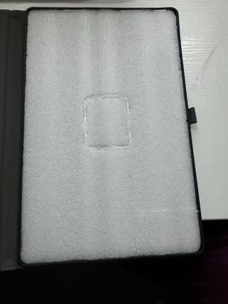 Custodia in tela grigia Lenovo con supporto per penna