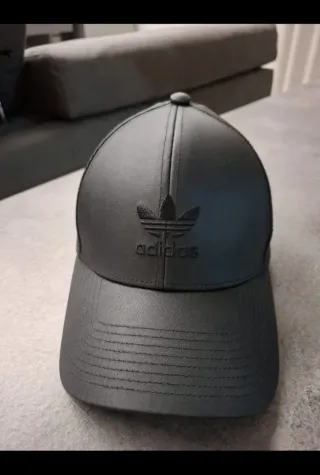 Cappellino Adidas Pelle Nero