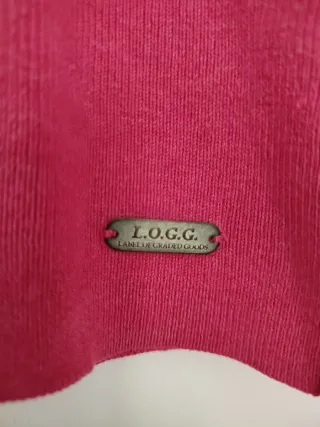 Jersey rosa fucsia cuello alto