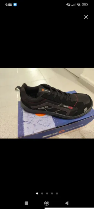 Zapatillas Sparco Urban Negro/Gris