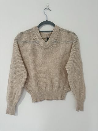 2 Jersey Morado, beige Talla S