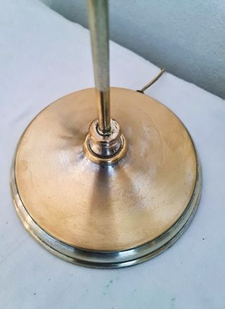 Lámpara de metal estilo quinqué vintage