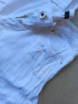 Bermuda Bianchi Donna Dettagli Zip Taglia S Akè