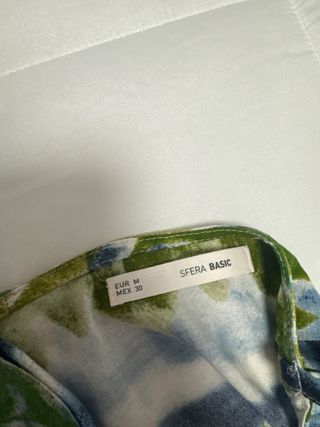 Vestido largo estampado mujer