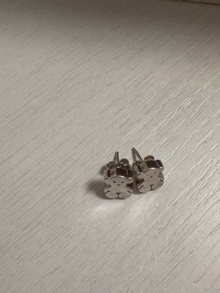 Pendientes de plata con forma de oso