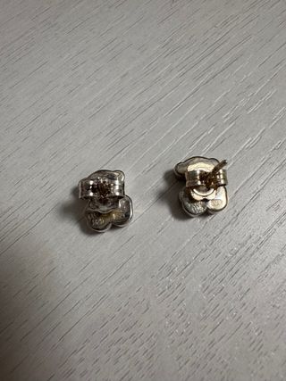Pendientes de plata con forma de oso