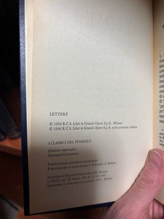 Collana I classici del pensiero 40 volumi