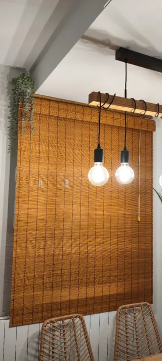 Persiana Estor Enrollable Bambú