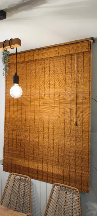 Persiana Estor Enrollable Bambú