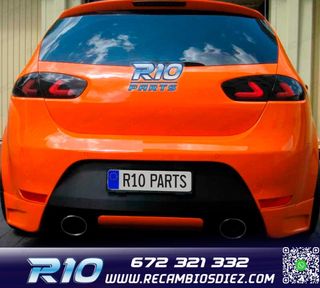 PILOTOS SEAT LEON II 09-13 CARDNA FULL LED NEGRO AHUMADO