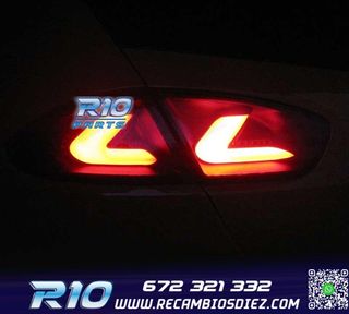 PILOTOS SEAT LEON II 09-13 CARDNA FULL LED NEGRO AHUMADO