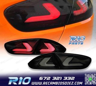 PILOTOS SEAT LEON II 09-13 CARDNA FULL LED NEGRO AHUMADO