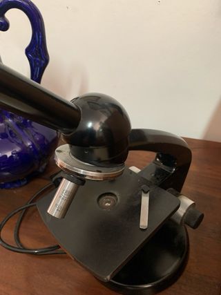 Microscopio vintage anni '50