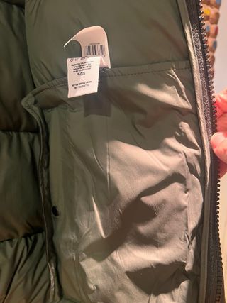 Plumífero Ecoalf Ripstop Hombre Verde Oliva