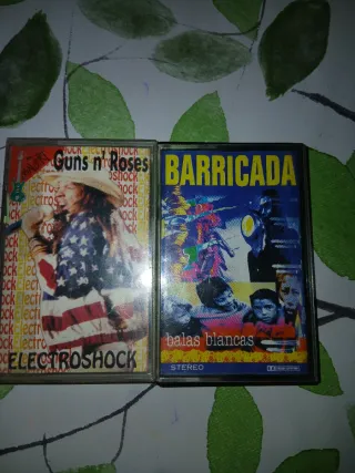 2 Cintas Cassette Rock: Guns n' Roses y Barricada