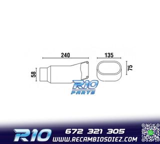 COLA ESCAPE DTM ACERO INOX