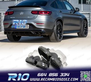 COLAS DE ESCAPE MERCEDES GLC W253 X253 C253 15-22 LOOK GLC63