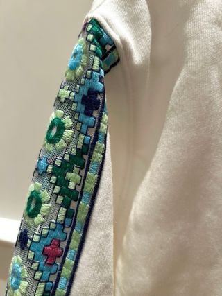 Sudadera Desigual Mujer Blanca Flores