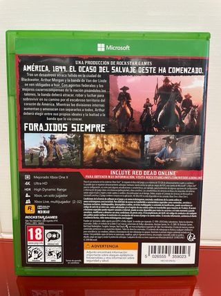 Red Dead Redemption 2 Xbox One y series x