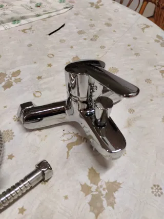 Monomando Ducha Completo Metal