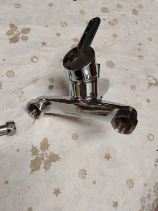 Monomando Ducha Completo Metal