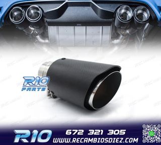 COLA ESCAPE CARBONO UNIVERSAL TIPO AKRAPOVIC 63MM