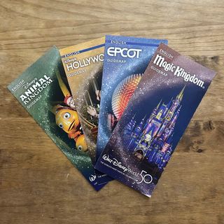 Mapas Walt Disney World Inglés (4 unidades)