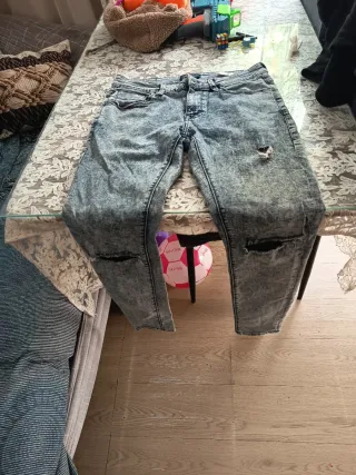 Pantalones Bershka Beige Talla XS/34