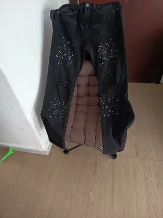 Pantalones Bershka Beige Talla XS/34