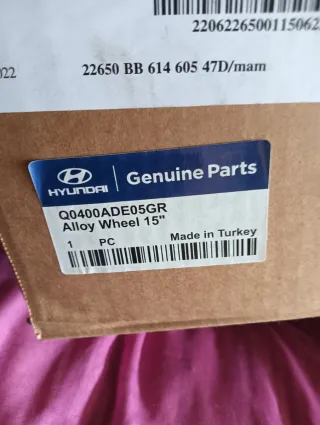 Llantas Hyundai Bayon 15 1500km