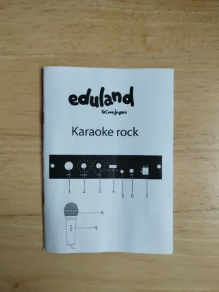 Amplificador Portátil Eduland Karaoke Rock