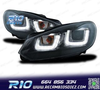 FAROS VOLKSWAGEN VW GOLF 6 LUZ DIURNA LED TUBE LIGHT 08-12 F