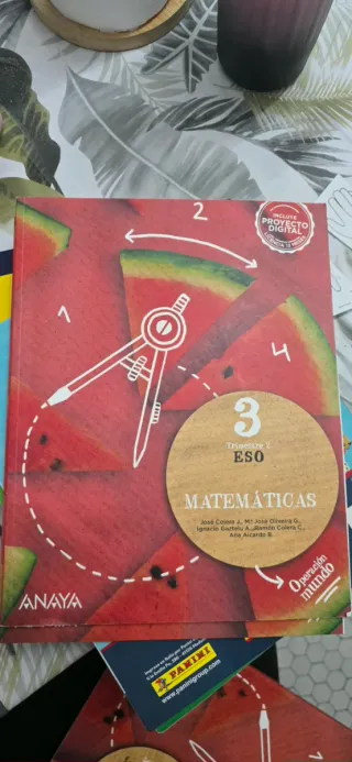 Libro de 3ro Eso Matemáticas
