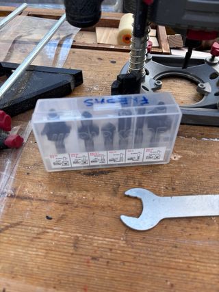 Fresadora Parkside con accesorios