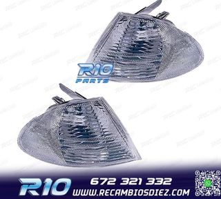 INTERMITENTES FRONTALES BMW E46 BERLINA 98-01 CROMO OPACO