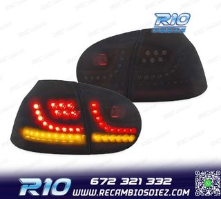 PILOTOS LED VOLKSWAGEN VW GOLF 5 03-08 DINAMICO AHUMADOS