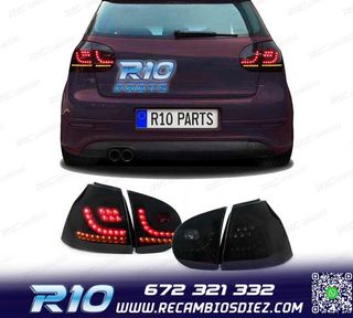 PILOTOS LED VOLKSWAGEN VW GOLF 5 03-08 DINAMICO AHUMADOS