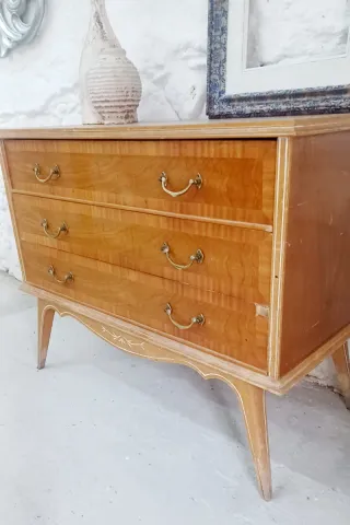 Cómoda auxiliar madera y metal