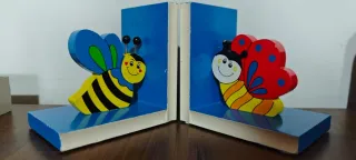 2 Soportes Libro Madera Nuevos