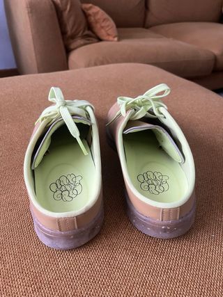 Adidas Stan Smith Mules Talla 44 Beige/Verde