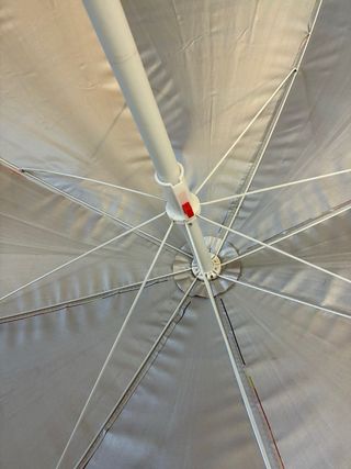 Parasol de playa grande multicolor