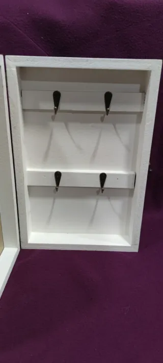 Caja decorativa llaves monstera