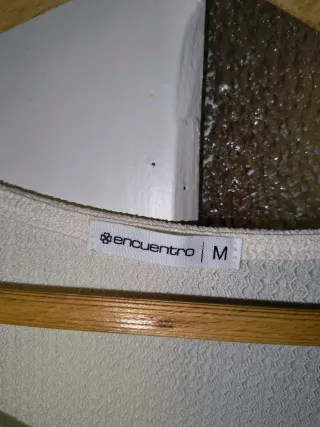 Top tirantes beige, amplio