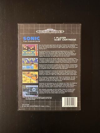 Sonic The Hedgehog - Mega Drive - Completo