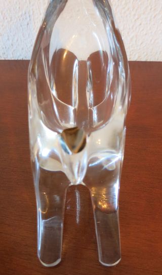 Cenicero figura de cristal