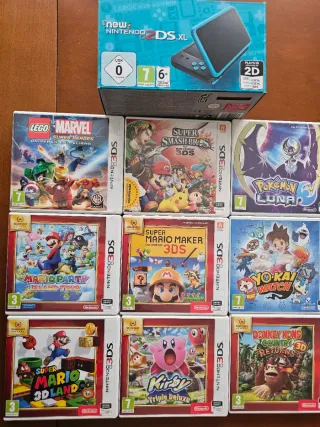 Nintendo 2DS XL Nero/Blu