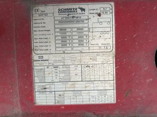 Semirremolque Bañera Schmitz